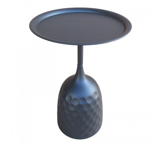 Βοηθητικό τραπέζι Waini μέταλλο σε μαύρη απόχρωση Φ39x60εκ Υλικό: METAL 128-000063