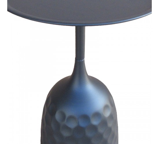 Βοηθητικό τραπέζι Waini μέταλλο σε μαύρη απόχρωση Φ39x60εκ Υλικό: METAL 128-000063