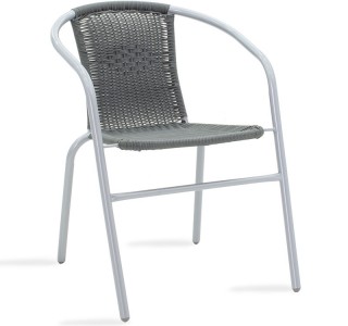 Πολυθρόνα Obbi μέταλλο-pe γκρι 53x59x72εκ Υλικό: PE RATTAN - METAL 24x0.8MM 130-000007