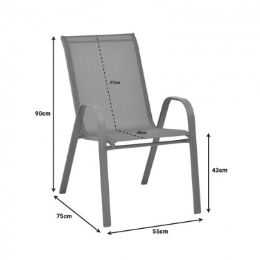 Πολυθρόνα Calan μέταλλο σε σαμπανιζέ απόχρωση 54x74x91εκ Υλικό: TEXTILENE - METAL 42x14MM 130-000091