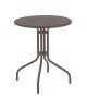 Τραπέζι Vergo καφέ μέταλλο Φ60x70εκ Υλικό: 1MM THICKNESS STEEL. STEEL TUBE 22x0.9mm 130-000104 Τραπέζι Vergo καφέ μέταλλο Φ60x70εκ Υλικό: 1MM THICKNESS STEEL. STEEL TUBE 22x0.9mm 130-000104