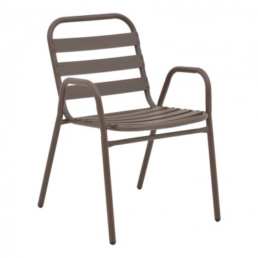 Τραπεζαρία Watson-Sussie σετ 3τεμ μέταλλο καφέ-γυαλί Φ60x70εκ Υλικό: METAL-GLASS 130-000127