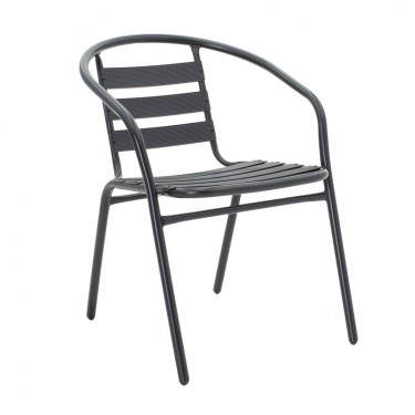 Τραπεζαρία Vergo-Tade 3τεμ μαύρο μέταλλο Φ60x70εκ Υλικό: 1MM THICKNESS STEEL. STEEL TUBE 22x0.9mm 130-000138