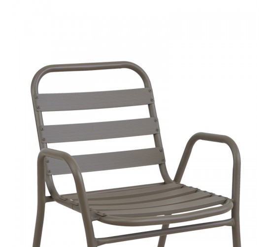 Τραπεζαρία Sussie-Ensure 5τεμ μέταλλο-γυαλί σε σαμπανιζέ απόχρωση 140x80x70εκ Υλικό: METAL D: 24MM - GLASS 130-000159