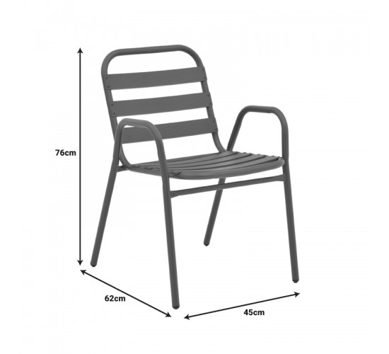 Τραπεζαρία Sussie-Ensure 5τεμ μέταλλο-γυαλί σε σαμπανιζέ απόχρωση 140x80x70εκ Υλικό: METAL D: 24MM - GLASS 130-000159