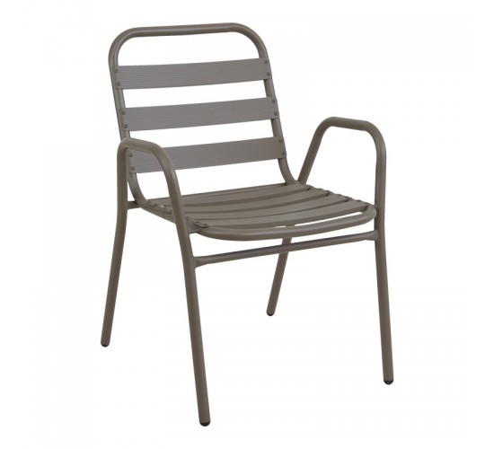 Τραπεζαρία Valor-Sussie σετ 5τεμ μέταλλο σε σαμπανιζέ φυσική απόχρωση 110x60x70εκ Υλικό: METAL D: 24MM - GLASS 130-000177