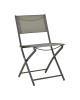 Καρέκλα Jeve πτυσσόμενη μέταλλο-textilene σε ανθρακί απόχρωση 46x51x81εκ Υλικό: STEEL FRAME - TEXTILENE - TUBE 30X15X0.8MM - 19X13X0.8MM 130-000202