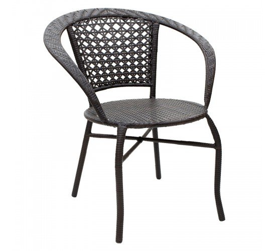 Σαλόνι κήπου Saylor σετ 3τεμ μέταλλο-pe rattan καφέ Υλικό: METAL- PE RATTAN - GLASS 140-000028 Σαλόνι κήπου Saylor σετ 3τεμ μέταλλο-pe rattan καφέ Υλικό: METAL- PE RATTAN - GLASS 140-000028