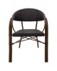 Πολυθρόνα κήπου Paula μέταλλο-rattan καφέ Υλικό: METAL-PE RATTAN 140-000029 Πολυθρόνα κήπου Paula μέταλλο-rattan καφέ Υλικό: METAL-PE RATTAN 140-000029