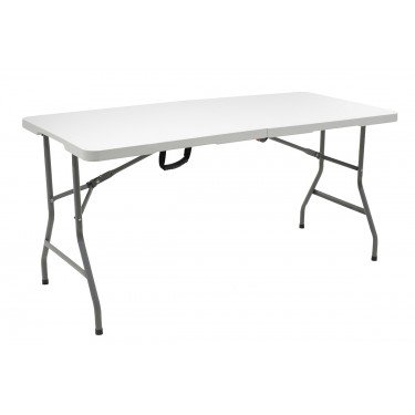 Τραπέζι catering Rodeo πτυσσόμενο-βαλίτσα λευκό 152x70x74εκ Υλικό: HDPE SURFACE - METALLIC LEGS 142-000003