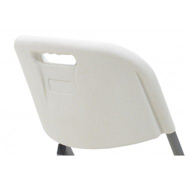 Καρέκλα catering-συνεδρίου πτυσσόμενη Edison χρώμα λευκό Υλικό: HDPE SURFACE - METALLIC LEGS 142-000006