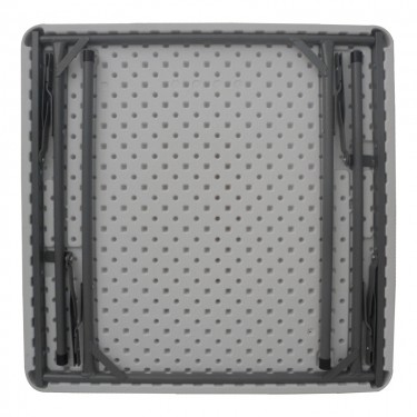 Τραπέζι catering Comfort πτυσσόμενο σε λευκή απόχρωση 80x80x74εκ Υλικό: HDPE SURFACE - METALLIC LEGS 142-000021