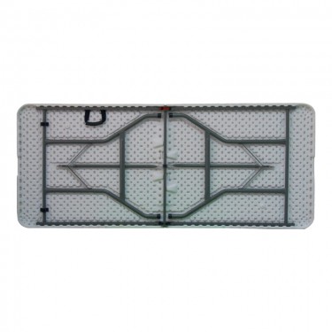 Τραπέζι catering-συνεδρίου Nedio πτυσσόμενο-βαλίτσα λευκό μονοκόμματη επιφάνεια 180x70x74εκ Υλικό: HDPE SURFACE - STEEL LEGS 142-000024