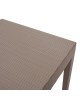 Τραπέζι Gabi PP χρώμα μόκα 80x80x77εκ Υλικό: PP 143-000025