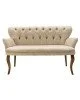 Καναπές Samara 2θέσιος ύφασμα μπεζ antique 130x64x78εκ Υλικό: WOOD - FABRIC 146-000007 Καναπές Samara 2θέσιος ύφασμα μπεζ antique 130x64x78εκ Υλικό: WOOD - FABRIC 146-000007