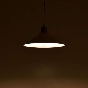 Φωτιστικό οροφής μονόφωτο PWL-0964 Ε27 λευκό Φ30x14.5εκ Υλικό: PVC - ABS 147-000012