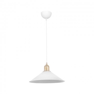 Φωτιστικό οροφής μονόφωτο PWL-0964 Ε27 λευκό Φ30x14.5εκ Υλικό: PVC - ABS 147-000012