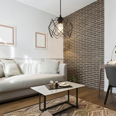 Φωτιστικό οροφής μονόφωτο PWL-1021 Ε27 μαύρο Φ23.5x16εκ Υλικό: METAL 147-000037