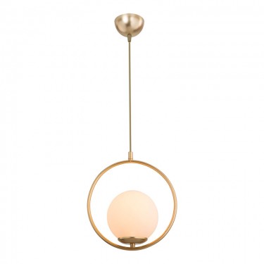 Φωτιστικό οροφής μονόφωτο PWL-1193 Ε27 χρυσό Φ26x30εκ Υλικό: METAL 147-000115