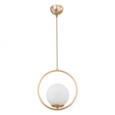 Φωτιστικό οροφής μονόφωτο PWL-1193 Ε27 χρυσό Φ26x30εκ Υλικό: METAL 147-000115