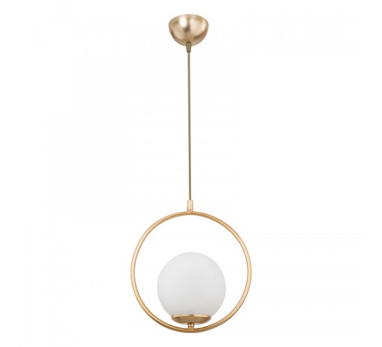 Φωτιστικό οροφής μονόφωτο PWL-1193 Ε27 χρυσό Φ26x30εκ Υλικό: METAL 147-000115