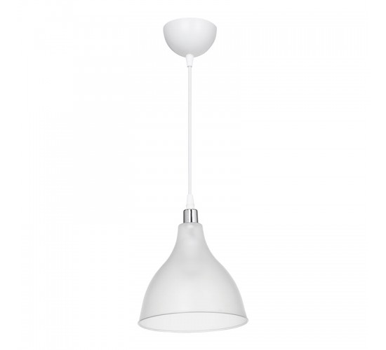 Φωτιστικό οροφής μονόφωτο Orazio Ε27 διάφανο-λευκό Φ18.5x56εκ Υλικό: PL 147-000154