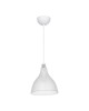 Φωτιστικό οροφής μονόφωτο Orazio Ε27 διάφανο-λευκό Φ18.5x56εκ Υλικό: PL 147-000154