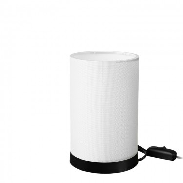 Επιτραπέζιο φωτιστικό Fana pvc σε κρεμ απόχρωση Φ14x21εκ Υλικό: PVC 147-000178