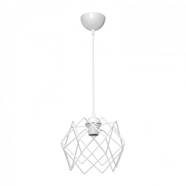 Φωτιστικό οροφής E27 μονόφωτο Teeby μέταλλο σε λευκή απόχρωση Φ22x17εκ Υλικό: METAL 147-000181