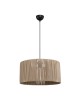 Φωτιστικό οροφής μονόφωτο Lambu Ε27 σε φυσική απόχρωση Φ40x20εκ Υλικό: paper rope 147-000192