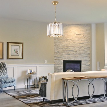 Φωτιστικό οροφής μονόφωτο Lavina Ε27 σε χρυσή απόχρωση Φ20x20εκ Υλικό: METAL - GLASS 147-000207