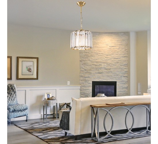 Φωτιστικό οροφής μονόφωτο Lavina Ε27 σε χρυσή απόχρωση Φ20x20εκ Υλικό: METAL - GLASS 147-000207