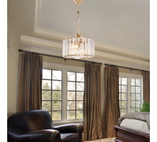 Φωτιστικό οροφής μονόφωτο Lavina Ι Ε27 σε χρυσή απόχρωση Φ27x21εκ Υλικό: METAL - GLASS 147-000208