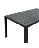 Τραπέζι Nares αλουμίνιο μαύρο-plywood ανθρακί 140x80x72.5εκ Υλικό: METAL - PLYWOOD 152-000003 Τραπέζι Nares αλουμίνιο μαύρο-plywood ανθρακί 140x80x72.5εκ Υλικό: METAL - PLYWOOD 152-000003