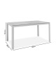 Τραπέζι Nares αλουμίνιο μαύρο-plywood ανθρακί 140x80x72.5εκ Υλικό: METAL - PLYWOOD 152-000003 Τραπέζι Nares αλουμίνιο μαύρο-plywood ανθρακί 140x80x72.5εκ Υλικό: METAL - PLYWOOD 152-000003