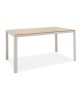 Τραπέζι Nares αλουμίνιο λευκό-plywood φυσικό 140x80x72.5εκ Υλικό: ALUMINIUM - PLYWOOD 152-000004 Τραπέζι Nares αλουμίνιο λευκό-plywood φυσικό 140x80x72.5εκ Υλικό: ALUMINIUM - PLYWOOD 152-000004