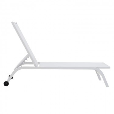 Ξαπλώστρα Jaipur αλουμίνιο λευκό-textilene λευκό Υλικό: ALUMINUM - TEXTILE 152-000010