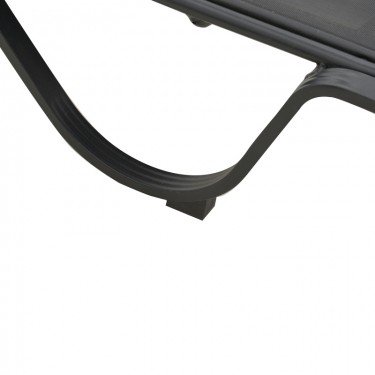 Ξαπλώστρα με μπράτσα Attain αλουμίνιο και textilene σε ανθρακί απόχρωση191x64x32εκ Υλικό: ALUMINUM - 2*1 TEXTILE FABRIC - POLYWOOD 152-000025