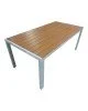 Τραπέζι Nares αλουμίνιο λευκό-plywood φυσικό 180x90x72.5εκ Υλικό: METAL - PLYWOOD 152-000031 Τραπέζι Nares αλουμίνιο λευκό-plywood φυσικό 180x90x72.5εκ Υλικό: METAL - PLYWOOD 152-000031