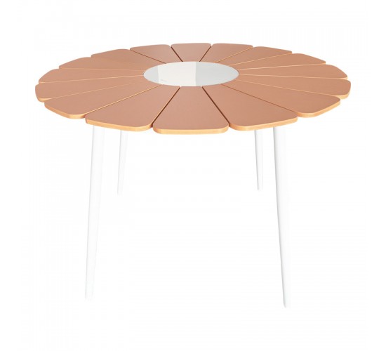 Τραπεζαρία Pinap-Dashiell σετ 5τεμ λευκό αλουμίνιο και plywood σε φυσική απόχρωση Φ110x74εκ Υλικό: PLYWOOD - ALUMINUM - TEXTILENE 152-000101 Τραπεζαρία Pinap-Dashiell σετ 5τεμ λευκό αλουμίνιο και plywood σε φυσική απόχρωση Φ110x74εκ Υλικό: PLYWOOD - ALUMINUM - TEXTILENE 152-000101