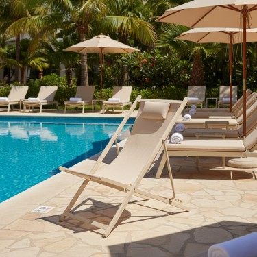 Σεζλόνγκ επαγγελματική Corte σαμπανί αλουμινίου με textilene Υλικό: ALUMINUM - TEXTILENE 152-000103