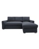 Γωνιακός καναπές-κρεβάτι αριστερή γωνία Belle ανθρακί 236x164x88εκ Υλικό: FABRIC - METAL - FOAM 165-000014