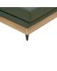 Γωνιακός καναπές αναστρέψιμος Mirabel πράσινο ύφασμα-φυσικό ξύλο 250x184x100εκ Υλικό: SOLID  WOOD CHIPBOARD-ELASTIC WEBBING-FOAM-POLYESTER FABRIC 166-000023