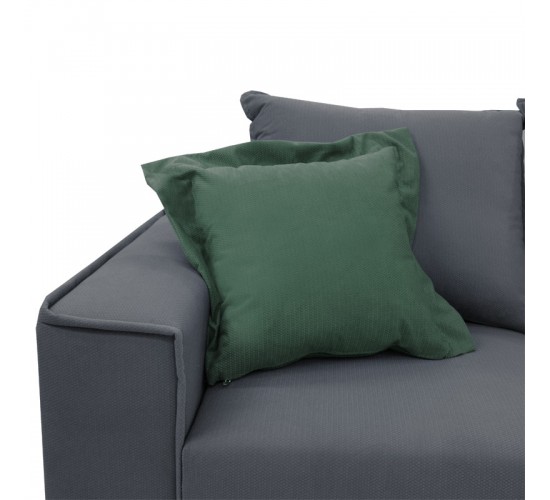 Γωνιακός καναπές Fabulous αναστρέψιμος ύφασμα elephant-ciel 240x165x95εκ Υλικό: FABRIC 168-000039