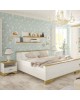 Κρεβάτι Jaden golden oak-λευκό antique 160x200εκ Υλικό: CLIPBOARD WITH MELAMINE COATING 173-000023 Κρεβάτι Jaden golden oak-λευκό antique 160x200εκ Υλικό: CLIPBOARD WITH MELAMINE COATING 173-000023