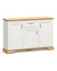 Μπουφές Jaden golden oak-λευκό antique 137,5x39x88,5εκ Υλικό: CLIPBOARD WITH MELAMINE COATING 173-000027 Μπουφές Jaden golden oak-λευκό antique 137,5x39x88,5εκ Υλικό: CLIPBOARD WITH MELAMINE COATING 173-000027
