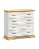 Συρταριέρα Jaden 4ων συρταριών golden oak-λευκό antique 93,5x39x88,5εκ Υλικό: CLIPBOARD WITH MELAMINE COATING 173-000028 Συρταριέρα Jaden 4ων συρταριών golden oak-λευκό antique 93,5x39x88,5εκ Υλικό: CLIPBOARD WITH MELAMINE COATING 173-000028