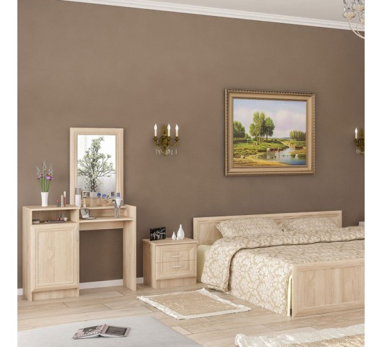 Τουαλέτα κρεβατοκάμαρας Rebecca με καθρέπτη sonoma 90x38,5x147,5εκ Υλικό: CLIPBOARD WITH MELAMINE COATING 15mm 173-000036 Τουαλέτα κρεβατοκάμαρας Rebecca με καθρέπτη sonoma 90x38,5x147,5εκ Υλικό: CLIPBOARD WITH MELAMINE COATING 15mm 173-000036