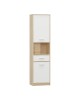 Ντουλάπα στήλη Letto σε oak - λευκό ματ απόχρωση 50,2x34,3x195εκ Υλικό: CLIPBOARD WITH MELAMINE COATING 173-000050 Ντουλάπα στήλη Letto σε oak - λευκό ματ απόχρωση 50,2x34,3x195εκ Υλικό: CLIPBOARD WITH MELAMINE COATING 173-000050