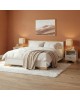 Σετ Κρεβατοκάμαρας Jaden με Κρεβάτι 160x200εκ Σετ 3τεμ Υλικό: CLIPBOARD WITH MELAMINE COATING 173-000055